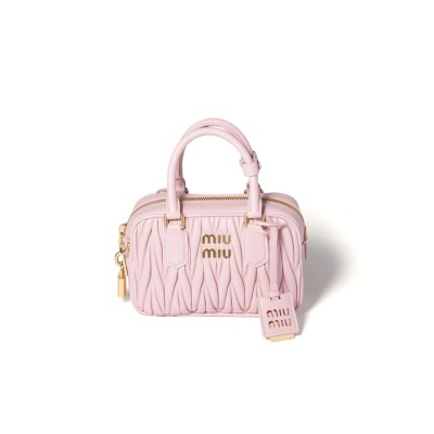 MIU MIU ARCADIE MATELASSÉ NAPPA LEATHER BAG 5BB123 (19*13*6cm)